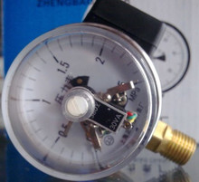 Магнитный Манометр с контактом 60 мм, 2,5 дюйма, манометр, нижнее Крепление, нижнее соединение 2024 - купить недорого