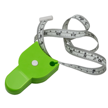 Cor verde 1 pces 150cm fitness preciso pinça fita de medição corpo gordura perda de peso medida régua retrátil acessórios 2024 - compre barato