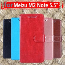 For MEIZU M2 Note case cover, Good Quality New Leather Case + Soft Silicone Back cover For MEIZU M2 Note Cellphone Case In Stock 2024 - buy cheap