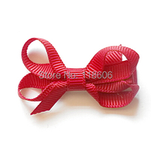 Sell 200pcs Itty Bitty Sherry Boutique Bows - Boutique Hair Bows - Small Red Hair Accesssory Free shipping 2024 - buy cheap