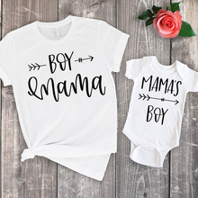 Conjunto de ropa a juego para madre e hijo, ropa de aspecto familiar, camisetas para mamá y niño pequeño, mono de bebé + Camiseta para mamá, 1 ud., 2020 2024 - compra barato