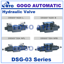 GOGO High quality DSG-03 series oil directional valve 24v 12v dc 110v 220v ac yuken type solenoid hydraulic control valve 2024 - buy cheap