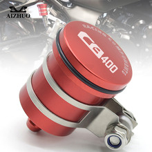 Tanque de embrague de reserva de fluido para motocicleta, tapón de aceite con tapón de tuerca para Honda CB400, CB400SF, 1992, 93, 94, 95, 96-1998 2024 - compra barato