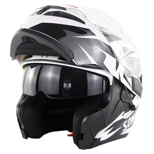 Мотоциклетный Полнолицевой шлем ABS шлем Высокое качество мотоциклетный шлем для езды на мотоцикле Capacete двойной объектив точка Casco Moto 2024 - купить недорого