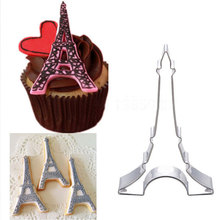 Tower Fondant Cake Stencil Kitchen Cupcake Decoration Template Mold Cookie Coffee Stencil Mold Birthday Baking Biscuits Stamp 2024 - buy cheap