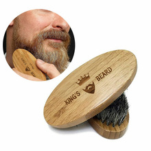 1 шт. натуральная бамбуковая деревянная щетина кабана щетка для бороды усы Мужская щетка для бороды Уход за волосами на лице щетка для бритья 2024 - купить недорого