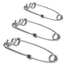 10Pcs Stainless Steel Longline Snap Clips Fishing Swivel High Strength Branch Hanger Snap Float Line Strong Fishing Connector 2024 - buy cheap