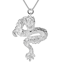 Dragon Driver silvery wholesale silver plated Necklace New Sale silver necklaces & pendants /QAUQPPCV TELQSIWZ 2024 - buy cheap