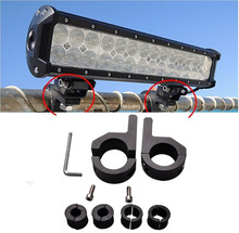 Off Road LED light Bar 28-35mm or 35-55mm 1"/2" Horizontal Bar Clamp Mounting Kit Fir Bull Roof Roll Cages ATV, UTV Trucks 2024 - buy cheap