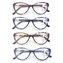 Anti Blue Light Progressive Multifocal Reading Glasses Retro Cat Eye Frame Near Far Sight Diopter Eyewear TR90 2024 - buy cheap