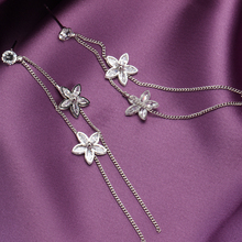 ZOSHI Crystal Flower Long Tassel Earrings For Wedding Statement Earrings for Women Brides Bridesmaid Christmas Gifts 2024 - buy cheap