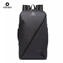 OZUKO-mochila multifunción para ordenador portátil de 15,6 pulgadas, morral de viaje de gran capacidad para adolescentes, resistente al agua, nuevo 2024 - compra barato