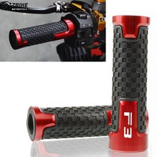 Moto Handlebar Grips 22mm Bicycle Anti-Skid Rubber Handle Bar Grips For MV Agusta F3 675 2013-2016 F3 800/AGO/RC/AMG 2014-2016 2024 - buy cheap