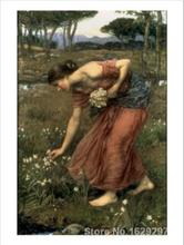 Pintura de paisagem moderna Narciso John William Waterhouse Mão de Alta qualidade pintado 2024 - compre barato