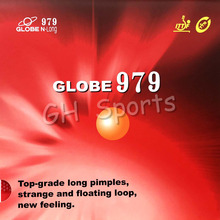 Globe 979 Chop + Attack Long Pips-Out Table Tennis PingPong Rubber With Sponge 2024 - buy cheap
