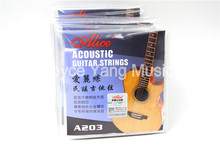 10 Sets of Alice A203-SL Acoustic Guitar Strings Phosphor Bronze Color Alloy Wound Strings 1st-6th Strings Wholesales 2024 - buy cheap
