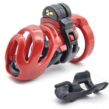 New design plastic  Male cock lock 4 rings Chastity anti-off device cage CB6000 bondage restraints SM sex toy for men 2024 - buy cheap