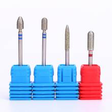 4 Style Nail Art Sanding Drill Bits Stainless Steel Gel Polish Cuticle Removal Grinding Electric Manicure Machine Accessory New 2024 - buy cheap