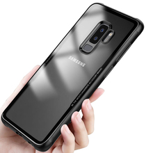 Противоударный чехол с полным покрытием для Samsung Galaxy Note 9, S9 Plus, S8, S7 Edge, A5 2017, силиконовый бампер из ТПУ, Прозрачный чехол для A8, J3, J5, J7 2018 2024 - купить недорого