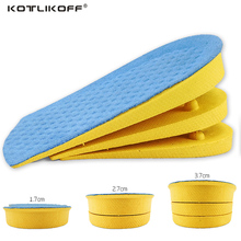Invisiable Height Increase Half Insoles Cushion 1.7/2.7/3.7CM Height Lift Adjustable Shoe Heel Insert Taller Insole Foot Pads 2024 - buy cheap