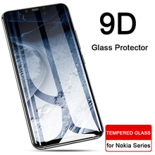 Vidro temperado 9d, para nokia 6.1, protetor de tela para nokia 5.1 6.1 plus 2 2.1 3 3.1 5 6 7 8 x5 x6, película de proteção 2024 - compre barato