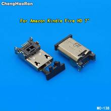 ChengHaoRan Micro charging port USB jack socket Connector 5pin For Amazon Kindle Fire HD 10 10.1 7 HD7 7 Dock Repair Part 2024 - buy cheap
