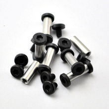 4Pairs Hexagon socket shank screw rivet chip Cutter pair lock stainless steel rivet patch shank nail 2024 - buy cheap