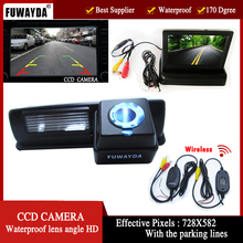 FUWAYDA Wireless Color CCD Car Rear View Camera for Toyota HARRIER/ALTEZZA/PICNIC/ECHO VERSO/CAMRY 4.3 Inch foldable LCD Monitor 2024 - buy cheap