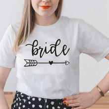 Hipster Bride Party Women Tshirt Funny Letters Print T Shirt Women Tops Fashion Wedding Engagement Gift Tee Shirt Femme Shirts 2024 - buy cheap