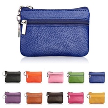 Women Genuine Leather Wallets coin Purse Zipper Coin Purses Children Storage Pocket Bags Pouch Men Coin Purse Leather Wallets 2024 - buy cheap