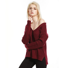 Christmas jumper ladies women sweaters fashion 2018 women knitting pullover with neck sweater women winter 2018 DD1771 2024 - buy cheap
