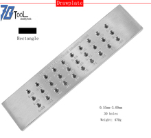 Rectangle Shape 3.10-5.00mm,5.10-7.00mm 20 Holes, Tungsten Carbide Wire Drawplate,  Jewelry Making tools 2024 - buy cheap