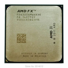 Процессор AMD FX серии 6300 FX, 3,5 ГГц, шестиядерный процессор FD6300WMW6KHK Socket AM3 + 2024 - купить недорого