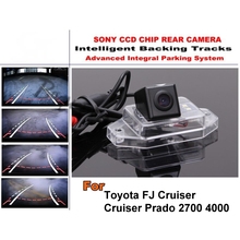 For Toyota FJ Cruiser Land Cruiser Prado 2700 4000 Smart Tracks Camera HD CCD Intelligent Dynamic Parking Car Rear View Camera 2024 - buy cheap