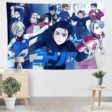YURI ON ICE Wall Tapestry Home Decorations Wall Hanging Forest Tapestries For Bedroom 100x150CM,140x250CM 2024 - buy cheap