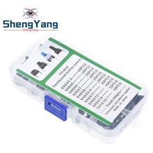 Shengyang 10 valores 180 pçs tátil botão interruptor mini momentâneo tato variedade kit diy 2024 - compre barato