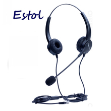 Free Shipping For630D Call center headset earphone headphone RJ9 interface ip phone headset Binaural ears noise cancellation 2024 - buy cheap