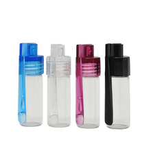 HONEYPUFF 4PCS Glass Bottle 36mm /51mm Snuff Snorter Bullet Rocket Snorter Snuff With Scrapper Color Random 2024 - buy cheap