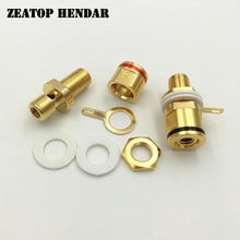 50Pcs High Quality Copper Gold Plated Binding Post Connector Banana Jack Socket Plug Audio Speaker Cable Terminals 2024 - buy cheap