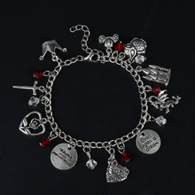 Acessórios vintage vários tempos joias série filme braceletes pingentes braceletes para mulheres meninas presentes 2024 - compre barato
