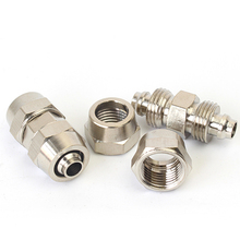 1PCS Straight Type Copper Material Pneumatic Screw Thread Quick Connectors Fitting PU 4MM-16MM Gas Hose Tube One Touch Push Into 2024 - buy cheap