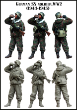 Figura de resina 1/35, kit da segunda guerra mundial, soldado ss, sem pintura 2024 - compre barato