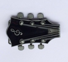 Red And Black Guitar Head Belt Buckle 2024 - buy cheap