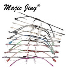 Magic Jing Rimless Memory Metal Hinged Optical Frames Eyeglasses Spectacles 50 Pieces /Lot   808 2024 - buy cheap