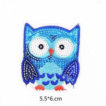 1pcs lovely Animal owl bird Iron On Embroidered Applique sequins Patches diy clothing Garment Apparel Accessories 2024 - buy cheap