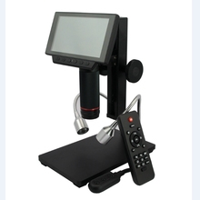 1-560x HDMI USB Digital Microscope 5" HD Electronic Video Microscopio Mobile Phone Repair Solder High Object Distance Magnifier 2024 - buy cheap