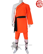 Clássico de uma manga shaolin monge terno de treinamento diário artes marciais wushu tai chi manhã treinamento uniformes esportivos 2024 - compre barato