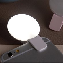 Selfie LED Ring Flash Light Portable Phone Selfie Lamp Luminous Clip Lamp Camera Photography Video Spotlight 2024 - buy cheap