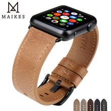 For Apple Watch Accessories Genuine Leather Watch Bracelets Apple Watch Band 44mm 40mm iWatch Strap 42mm 38mm Series 4 3 2 1 2024 - buy cheap