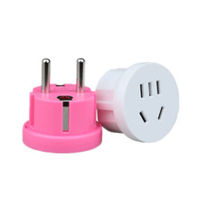 1PC US AU To EU Plug USA AUS To Euro Europe Travel Wall AC Power Plug Wall Charger Outlet Adapter Converter 2 Round Pin Socket 2024 - buy cheap